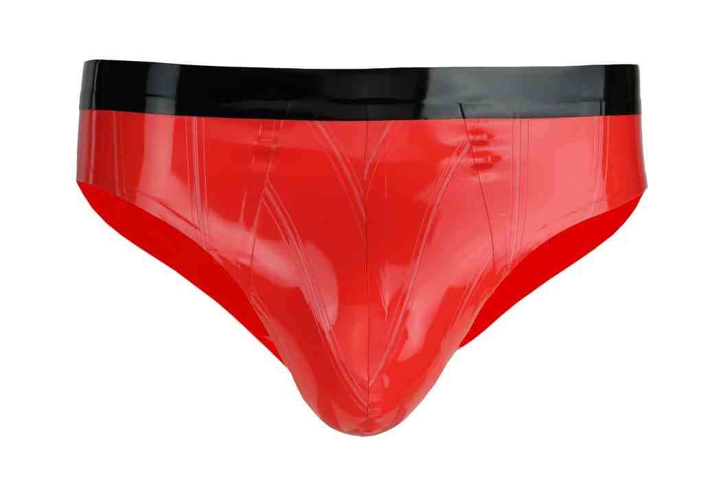 Latex Slip PINSTRIPE 3 Laser Edition rot